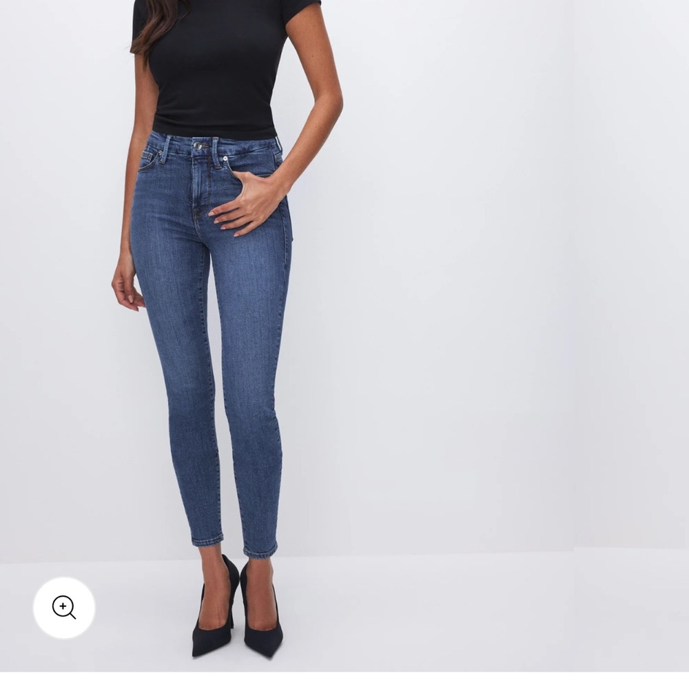 GOOD AMERICAN good legs crop skinny jeans
